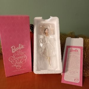 Avon Barbie as the Swan Queen Porcelain Ornament, 1998 Vintage.